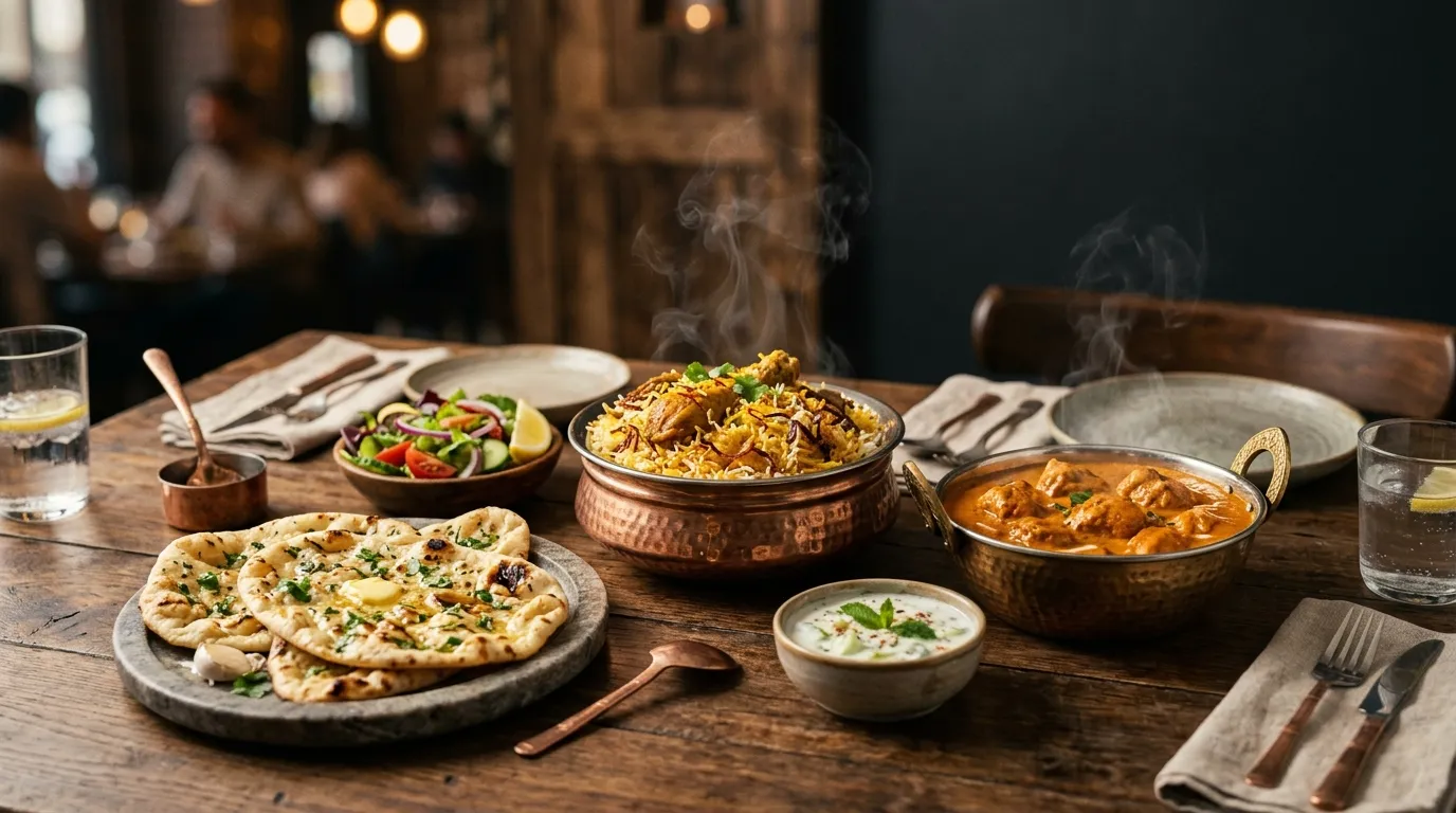 Traditional Indian Spices Display - Food & Atmosphere