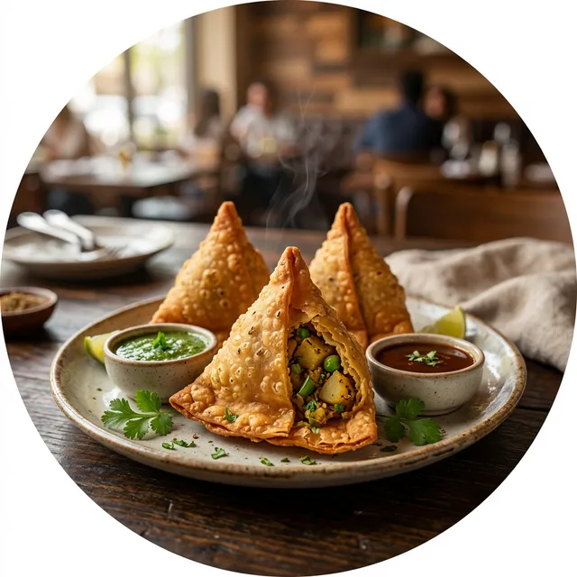 Authentic Aloo Samosa (2) - Famous HD Biryani McKinney