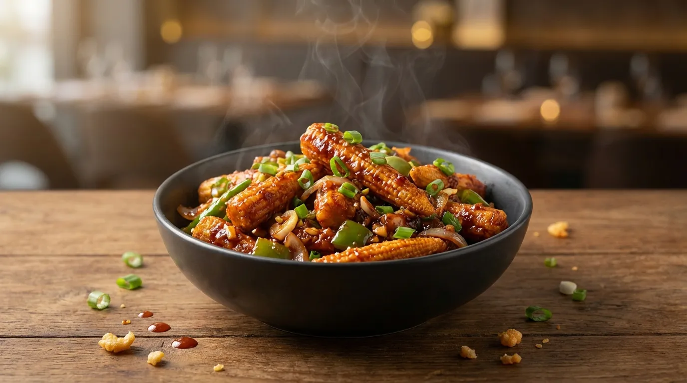 Authentic Baby Corn Manchuria - Famous HD Biryani McKinney