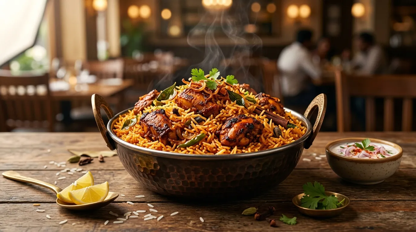 Authentic Bezawada Chicken Biryani - Famous HD Biryani McKinney