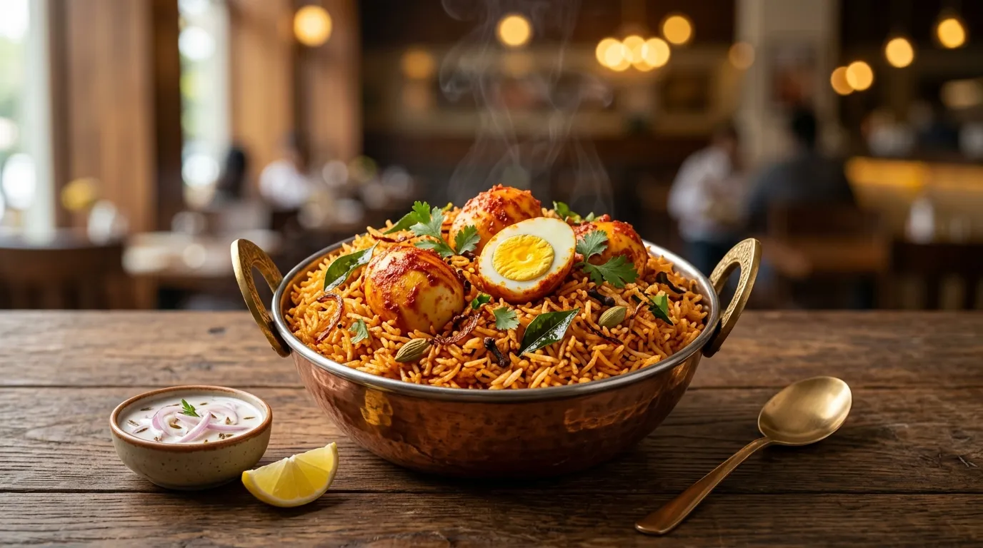 Authentic Bezawada Egg Biryani - Famous HD Biryani McKinney