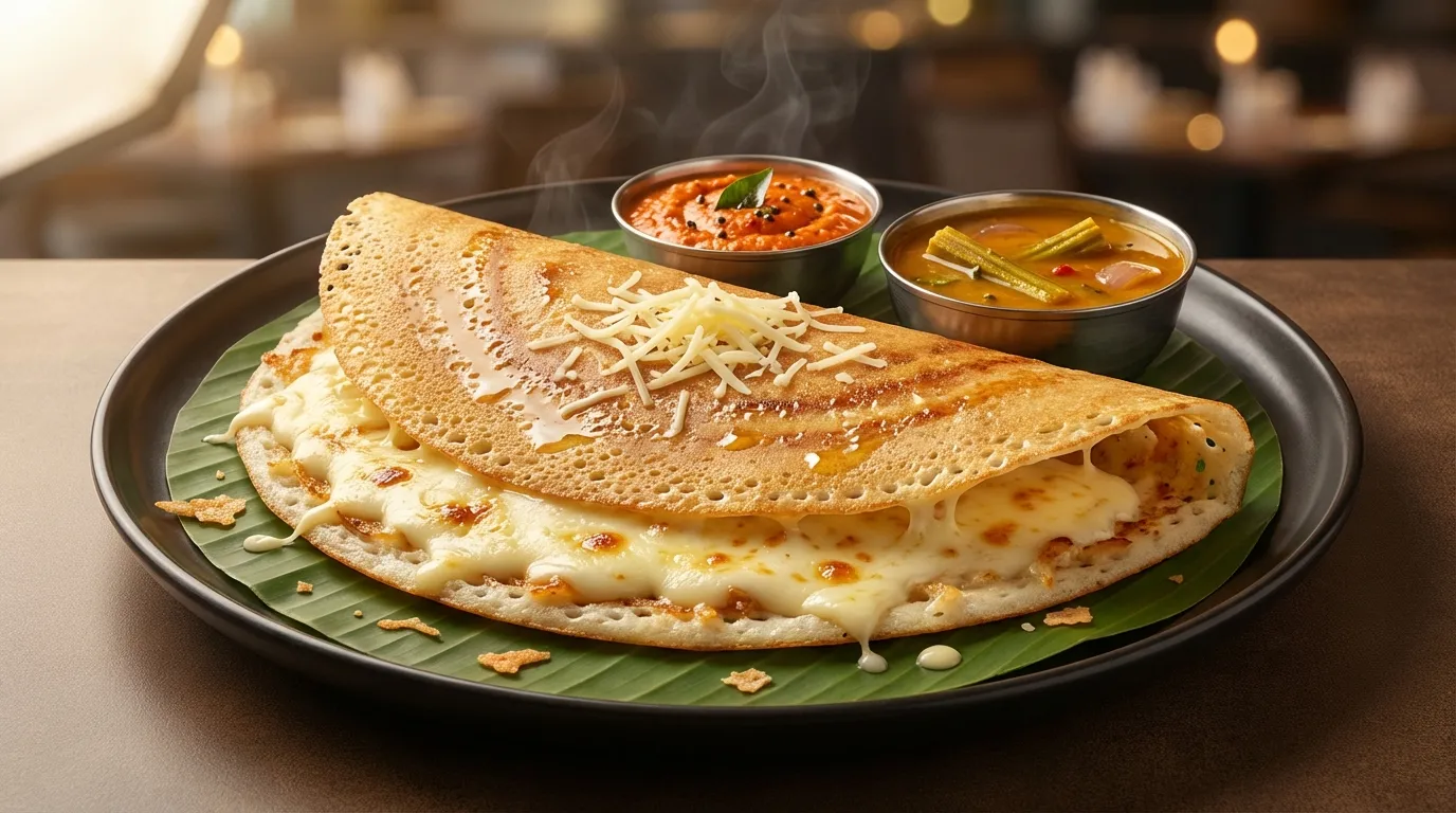 Authentic Cheese Dosa - Famous HD Biryani McKinney