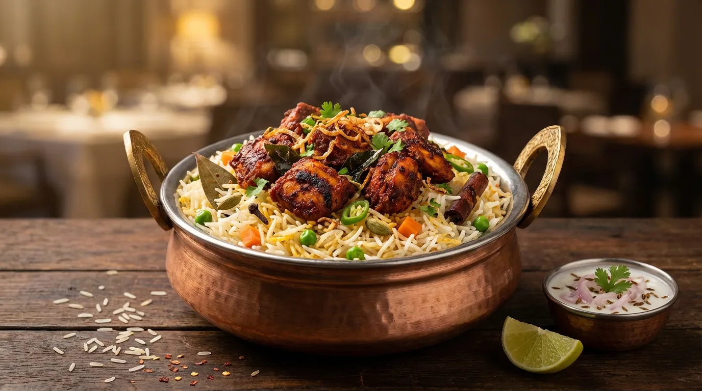 CHICKEN FRY PULAV - Famous HD Biryani McKinney