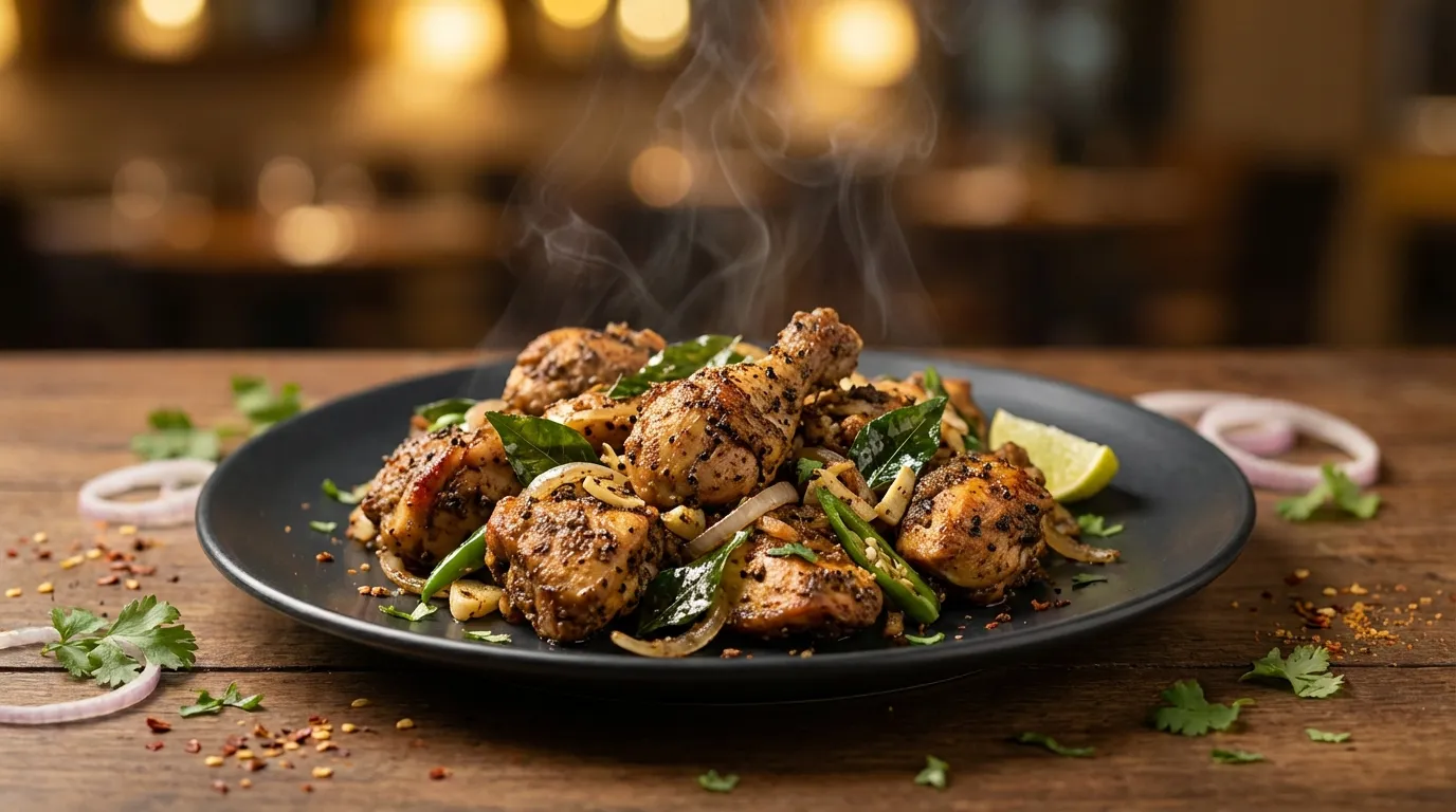 Authentic Chicken Pepper Fry - Famous HD Biryani McKinney