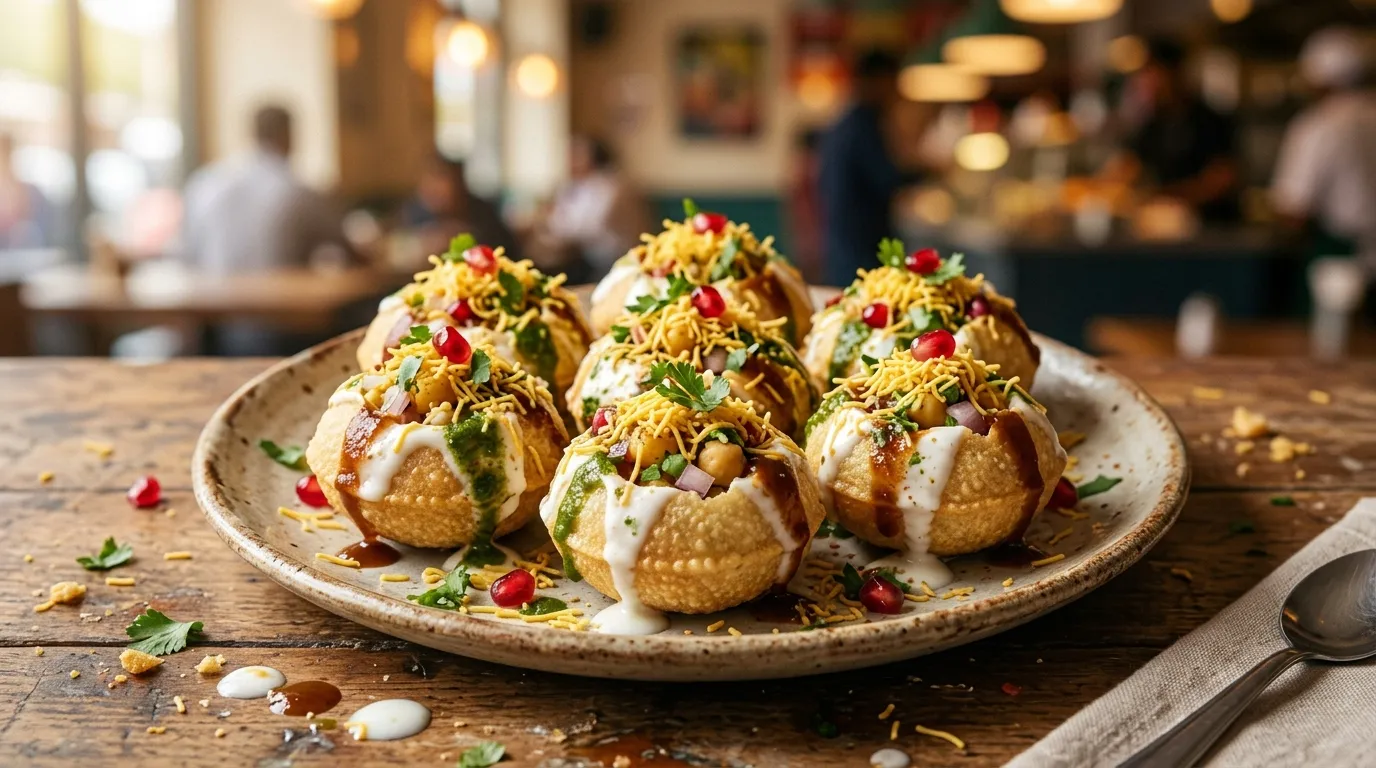Authentic Dahi Puri - Famous HD Biryani McKinney