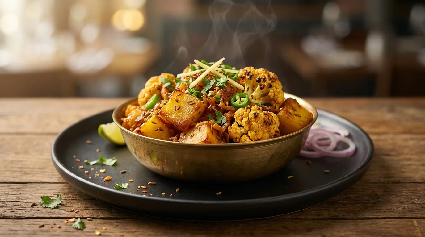 Authentic Dhaba Style Aloo Gobi - Famous HD Biryani McKinney