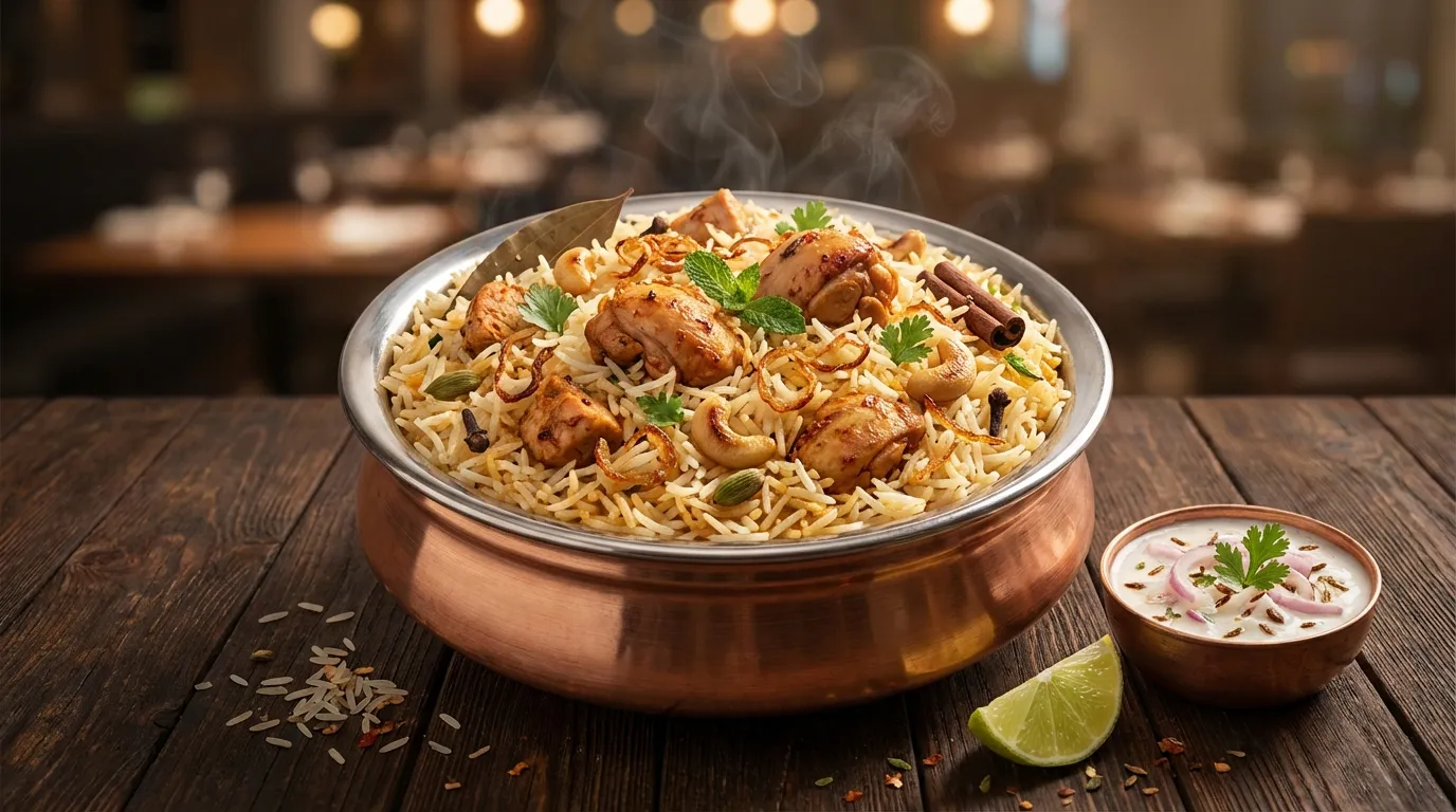 FAMOUS HD CHICKEN PULAV – BONE IN - Famous HD Biryani McKinney