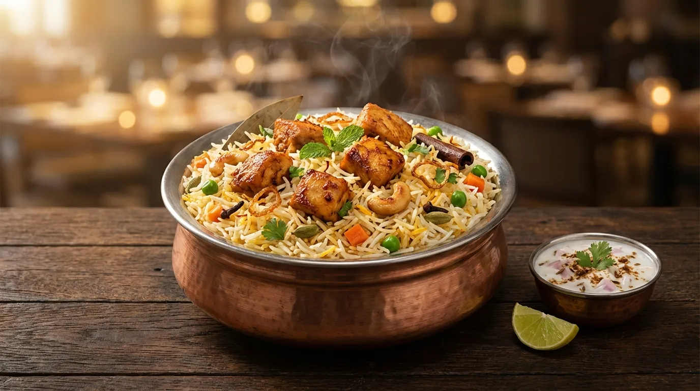 FAMOUS HD CHICKEN PULAV – BONELESS - Famous HD Biryani McKinney