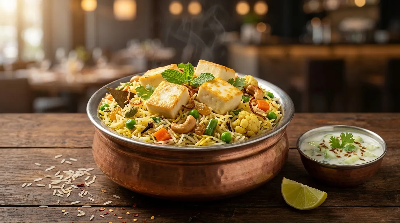 Famous HD PANEER PULAV - Famous HD Biryani McKinney