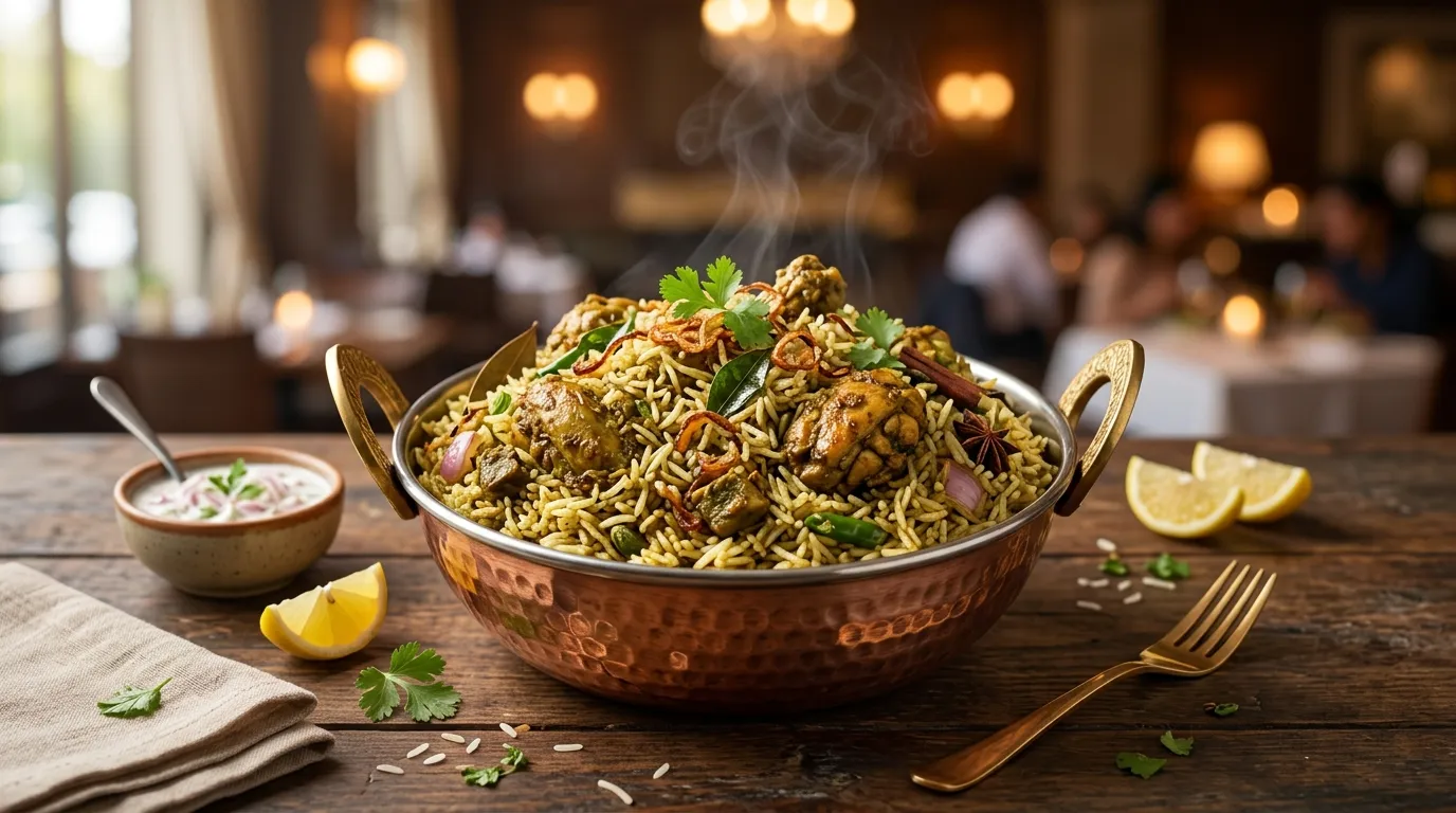 Authentic Gongura Chicken Biryani - Famous HD Biryani McKinney