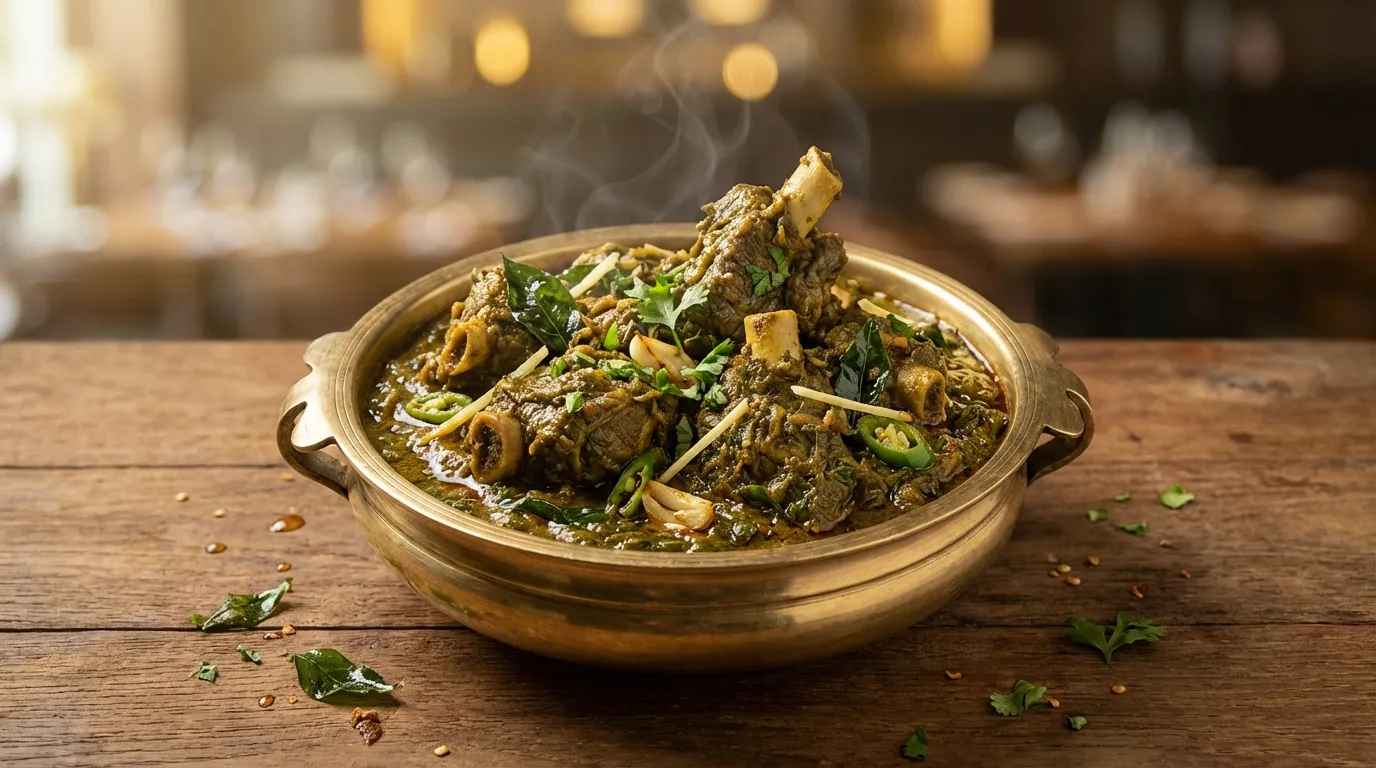 Authentic Gongura Goat Curry - Famous HD Biryani McKinney