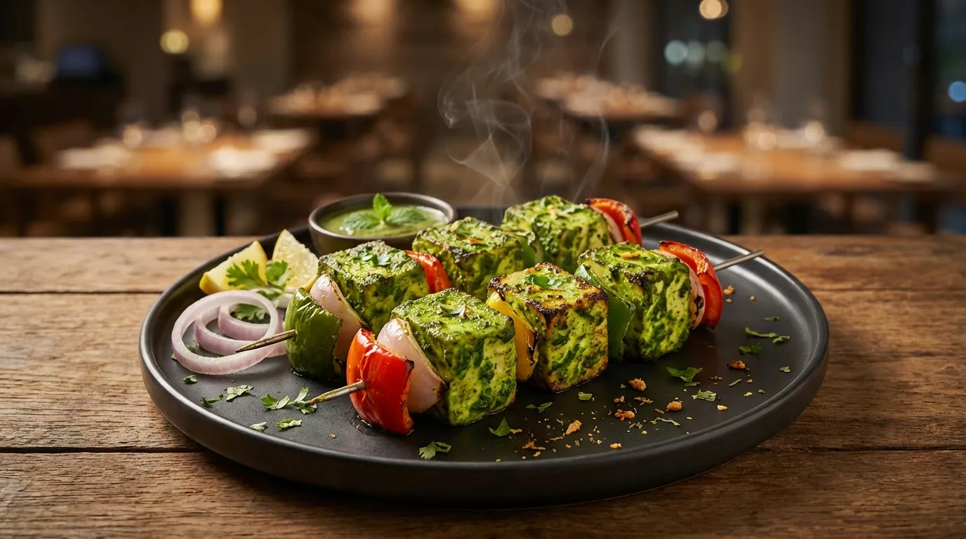 Authentic Hariyali Paneer Tikka Kabab - Famous HD Biryani McKinney