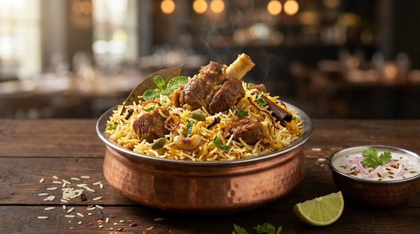 Hyderabad MUTTON PULAV - Famous HD Biryani McKinney