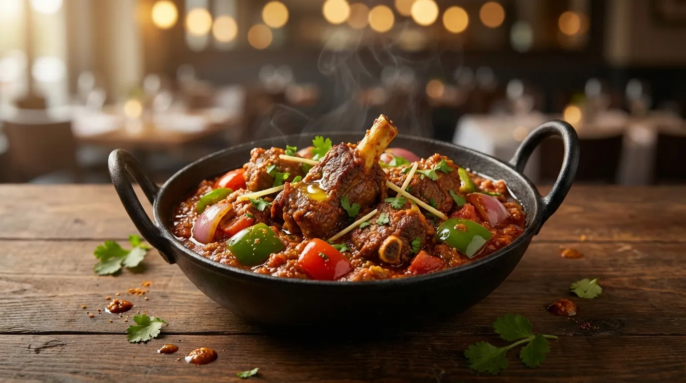 Authentic Kadai Goat Curry - Famous HD Biryani McKinney