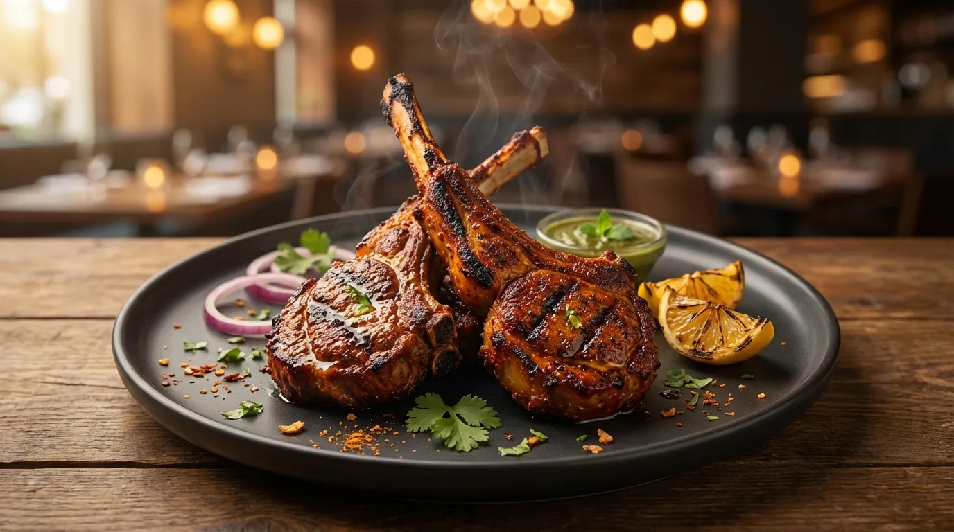 Authentic Lamb Chops - Famous HD Biryani McKinney