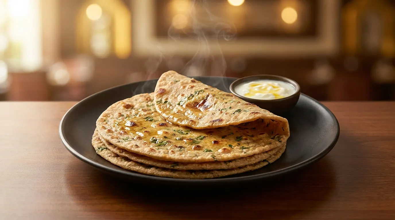 Authentic Methi Roti - Famous HD Biryani McKinney