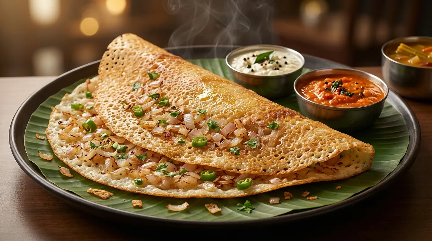 Authentic Onion Dosa - Famous HD Biryani McKinney