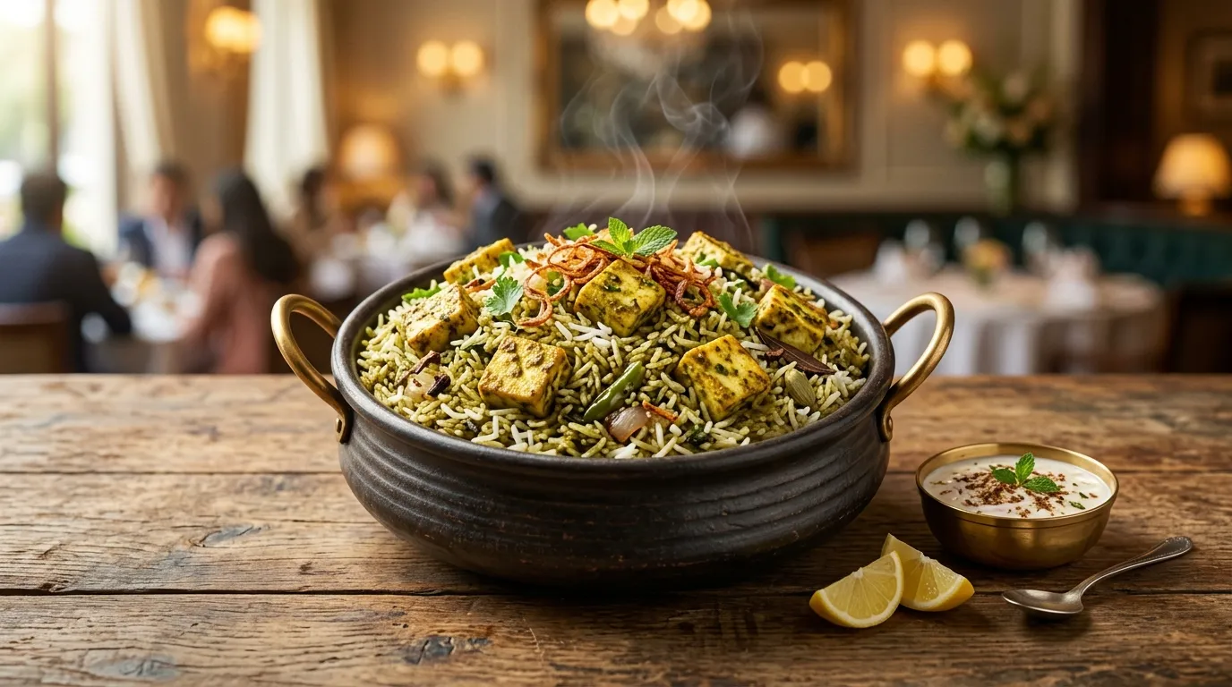 Authentic Paneer Gongura Biryani - Famous HD Biryani McKinney