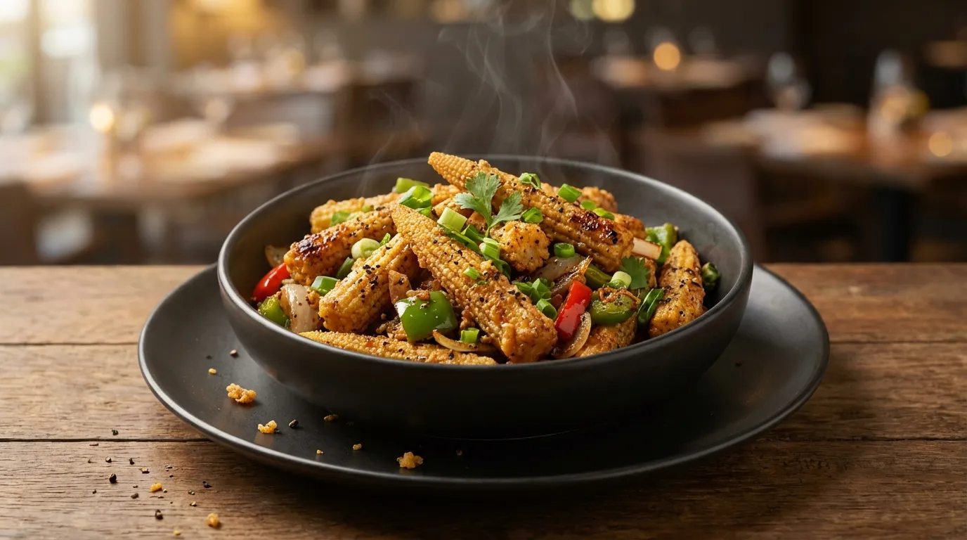 Authentic Pepper Babycorn - Famous HD Biryani McKinney