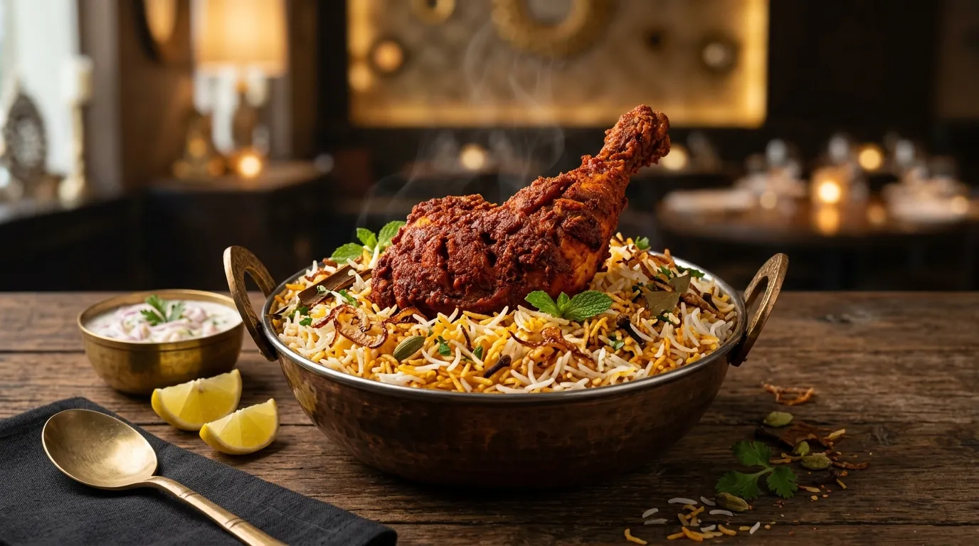 Authentic Rambo Chicken Biryani - Famous HD Biryani McKinney