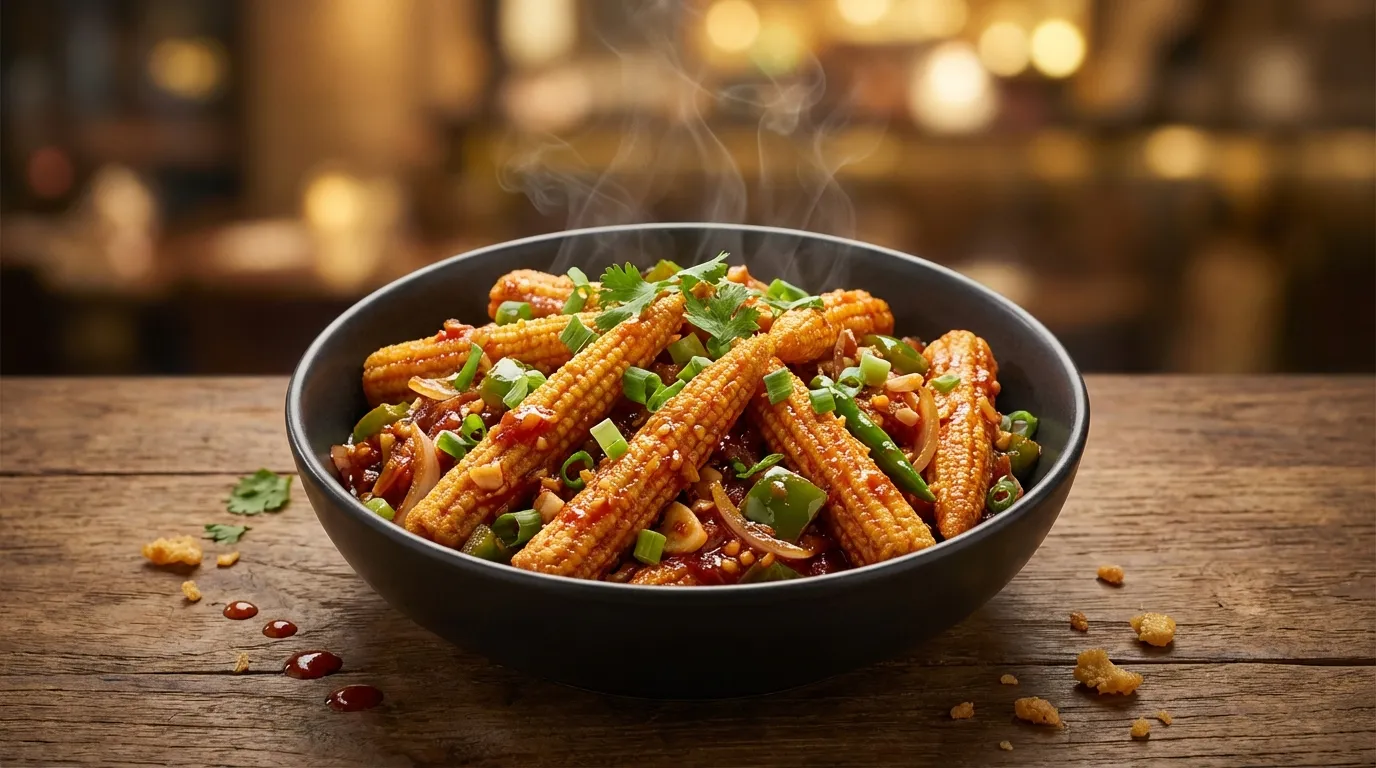 Authentic Schezwan Babycorn - Famous HD Biryani McKinney