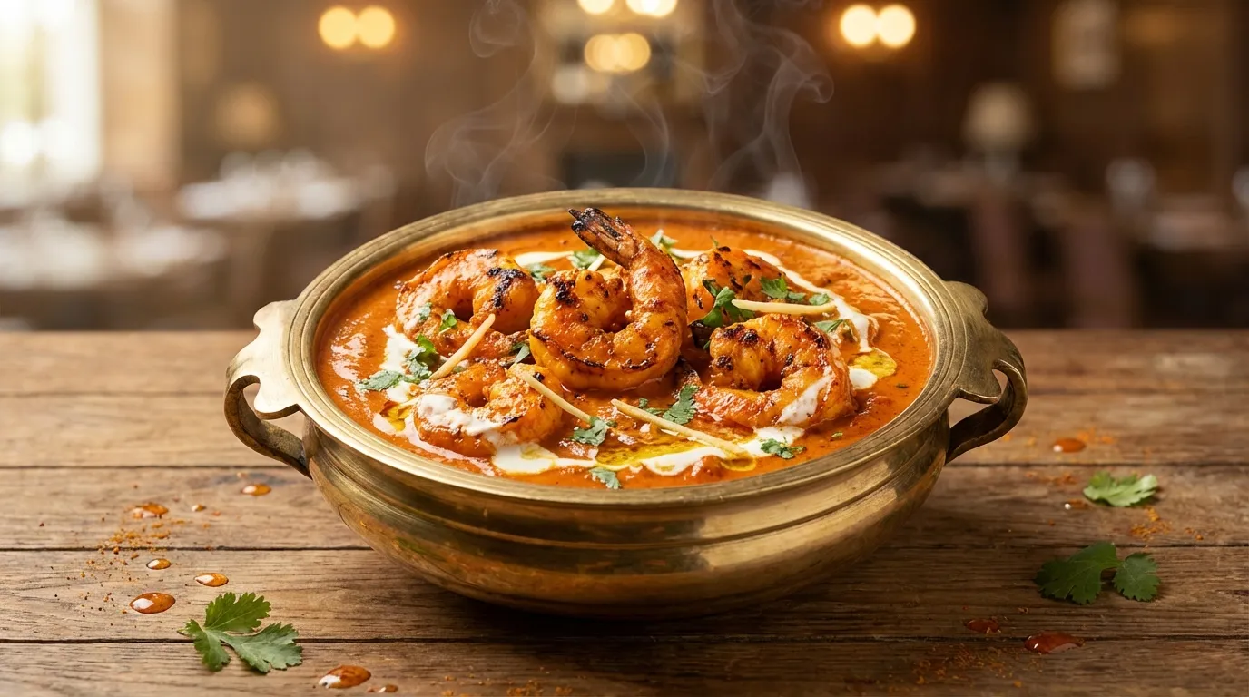 Authentic Shrimp Tikka Masala - Famous HD Biryani McKinney
