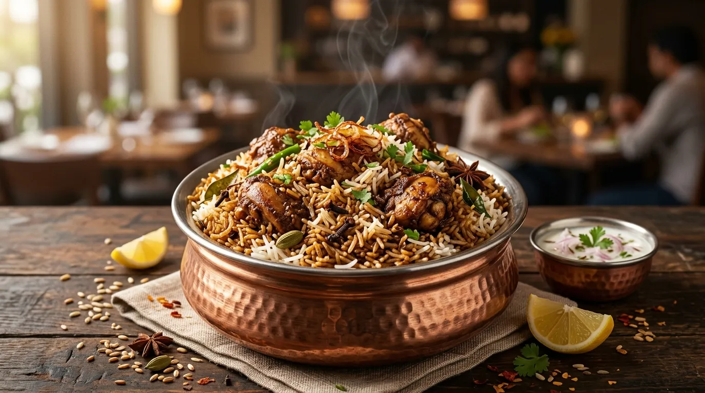 Authentic Ulavacharu Chicken Biryani - Famous HD Biryani McKinney