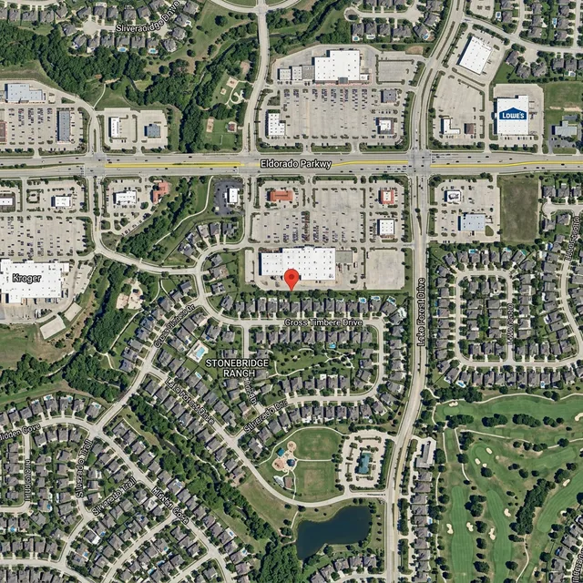 Satellite map view of Famous HD Biryani at 3300 Eldorado Pkwy, McKinney TX